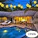 Qedertek Christmas Globe String Lights, 20ft 8 Modes 30 LED Solar LED Outdoor, Fairy Lights Crystal Ball Lights for Indoor Outdoor Home Patio Lawn Garden Holiday Decorations 2-Pack Warm White