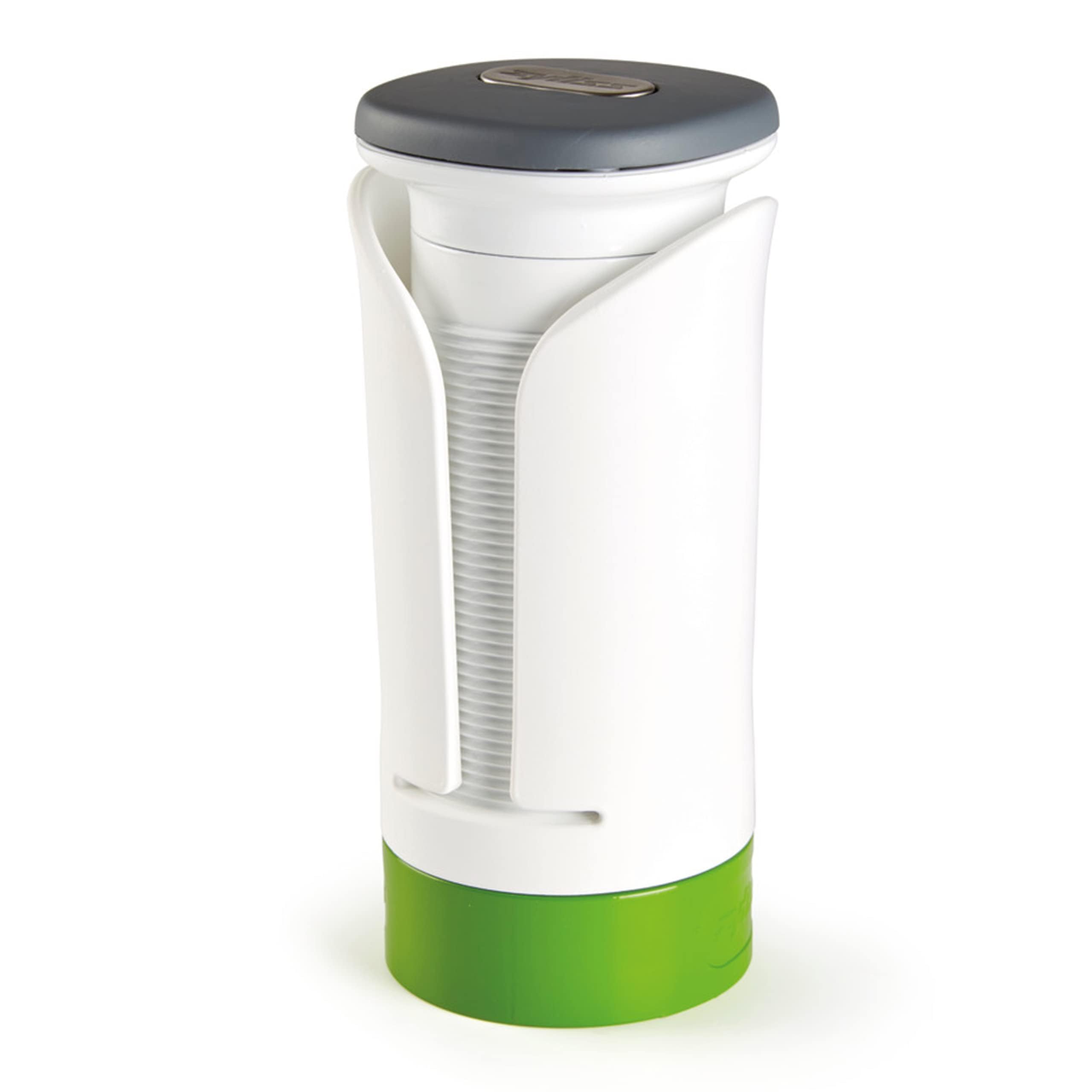 Zyliss Spiralizer, Food Spiral Cutter/Create Ribbons and Spirals from Vegetables/Includes 2 Blades, Plastic, White/Green, Dishwasher Safe