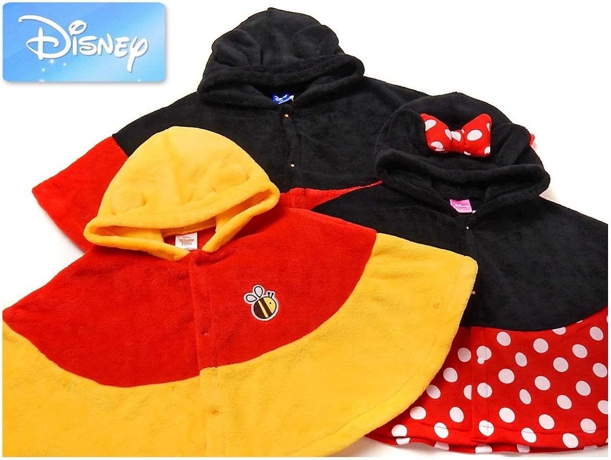 Amazon Co Jp ミニー 95cm 男児 女児 ベビー キッズ Disney ディズニー 着ぐるみ ケープ ミッキー ミニー プーさん ボア 耳付きフード 両脇スナップボタン 子供服 男の子 女の子 Iw 0033 服 ファッション小物