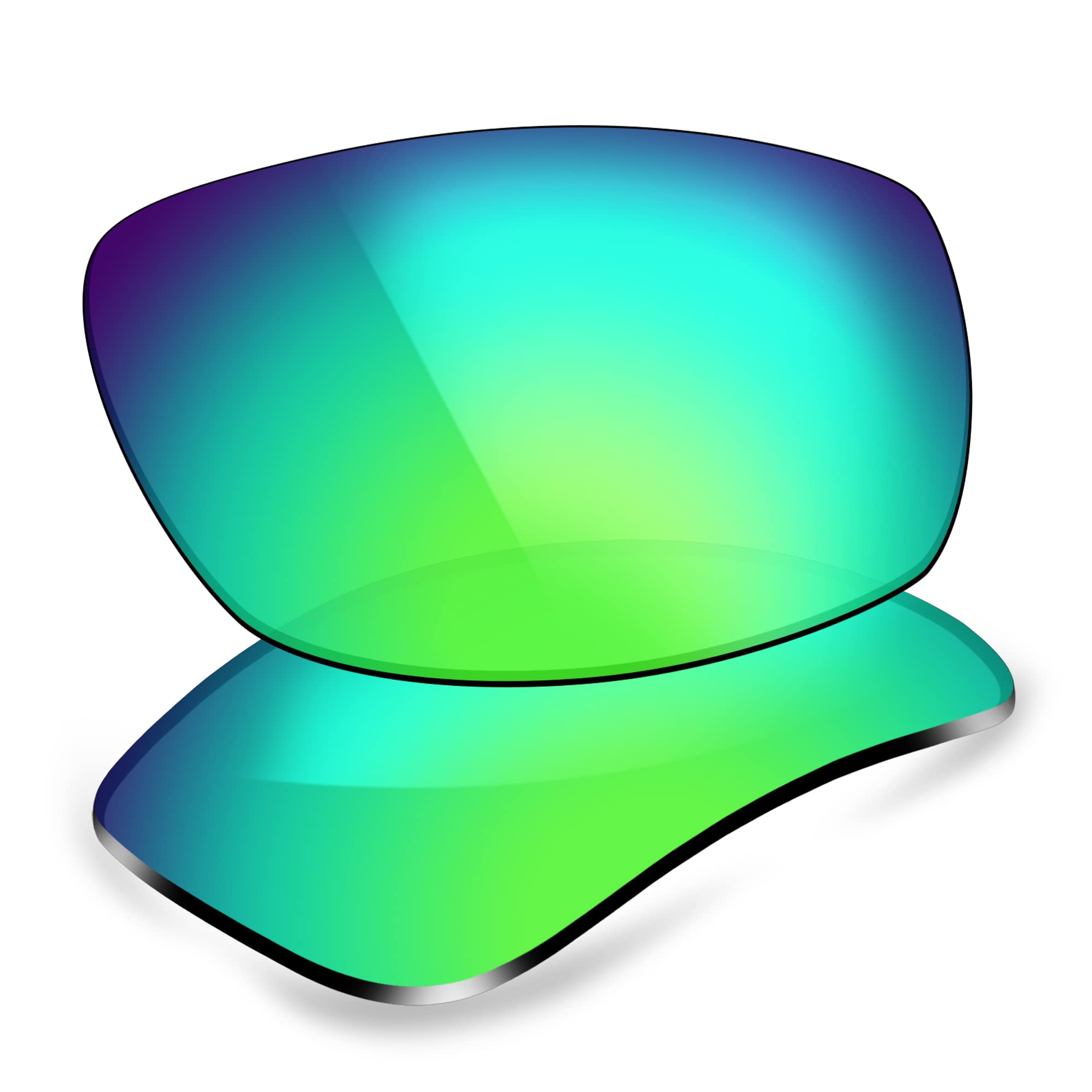 ThunderClap POLARIZED Replacement Lenses for Electric Charge Sunglasses - Arbor Green