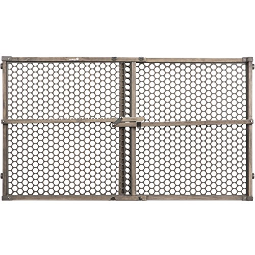 Safety 1st Vintage Wood Baby Gate with Pressure Mount Fastening (Gray) Pricepulse