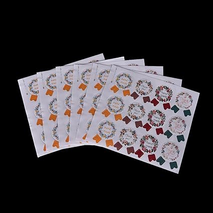 Cake Decorating Supplies 5 Sheets Handmade Sticker 60pcs Lot