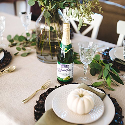 Welch's Sparkling White Grape Juice Cocktail, NonAlcoholic, 25.4 Ounce Bottles (Pack of 6
