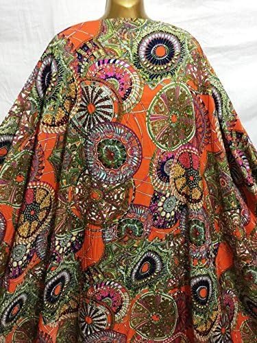 Cheapest Fabrics UK L/Weight Smooth Polyester African Print 1 Dress/Craft Fabric Material