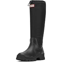 Amazon.com | Hunter Women's City Explorer Tall Rain Boot, Black, 5