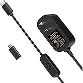 Miuzei Raspberry Pi 4 Power Supply with Switch, 5V 3A Power Supply Compatible with Raspberry Pi 4 Model B, USB-C Charger Powe