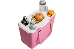 DGLOZE Topper Tray for Bogg Bag – Cup Holder & Storage Lid Compatible with Bogg Bag XL - For Stanley 30 oz 40 oz – Outdoor Beach Tray Topper Insert – Easy to Clean (White)