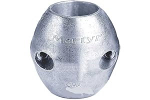 Martyr Anodes, Streamlined Shaft Anodes with Stainless Steel Slotted Head