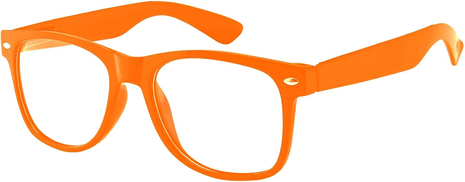 orange plastic sunglasses