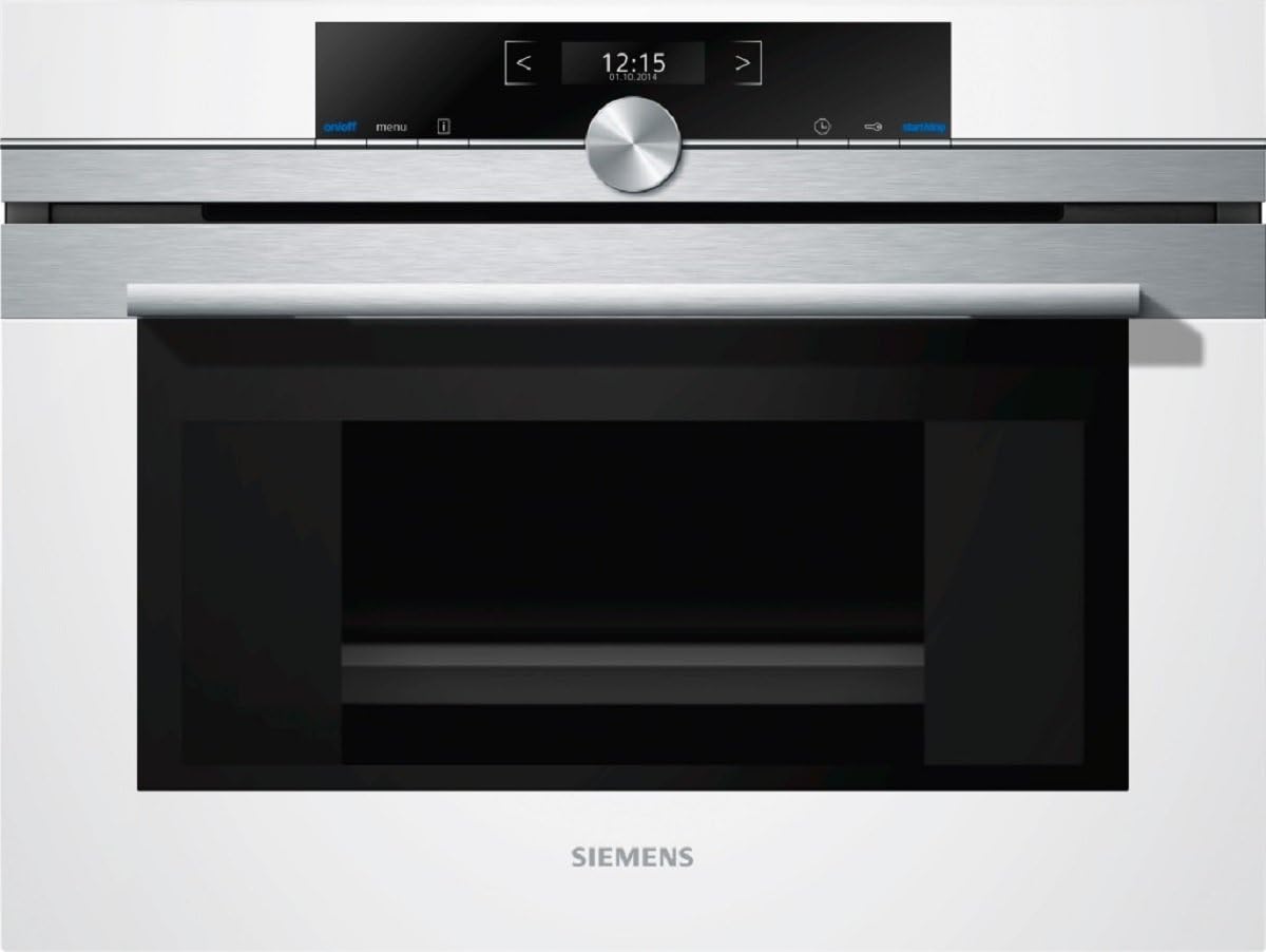 Siemens CD634GBW1 iQ700 Einbaudampfgarer / 38 L / Halogen-Innenbeleuchtung / weiß