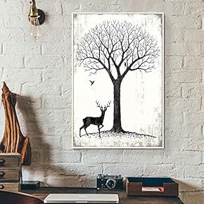 Floating Framed Canvas Wall Art for Living Room, Bedroom Canvas Prints for Home Decoration Ready to Hang - 16x24 inches