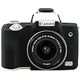 Easy Hood Camera Case for Canon EOS M50/M50 Mark II Digital Camera, Anti-Scratch Soft Silicone Case Cover Housing Protective Cover Protector Camera Body Skin Case (Black)