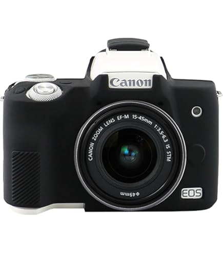 Custodia Silicone Fotocamera EasyCover Custodia Morbida Camera Case In Silicone Per Canon 800D Nero Custodia Su Misura Easycover Nera