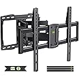 USX Mount UL Listed Full Motion TV Wall Mount for Most 37-86 inch TV, Swivel and Tilt Mount with Dual Articulating Arms Up to