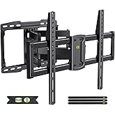 USX Mount UL Listed Full Motion TV Wall Mount for Most 37-86 inch TV, Swivel and Tilt Mount with Dual Articulating Arms Up to