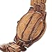 Bewell W086B Mens Wooden Watch Analog Quartz Lightweight Handmade Wood Wrist Watch