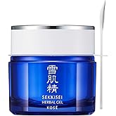SEKKISEI Herbal Gel, Multi-Purpose 6 in1 benefits Hydrating Gel Moisturizer & Mask, 2.8 Ounce
