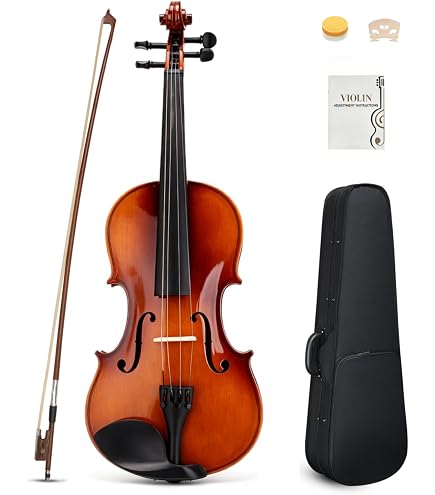 Amazon.com - Full Size Violin Flower Carved Violin High-end