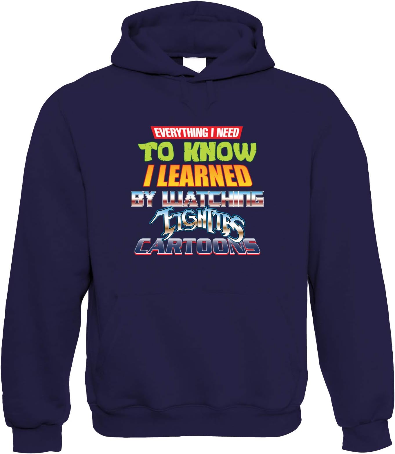 80s Cartoons, Retro Throwback Hoodie | Teenage Ninja Thunder Turtles Eighties Transformer | Timeless Retro Vintage Iconic Seminal Memorable | TV & Movie Gift Him Her Birthday