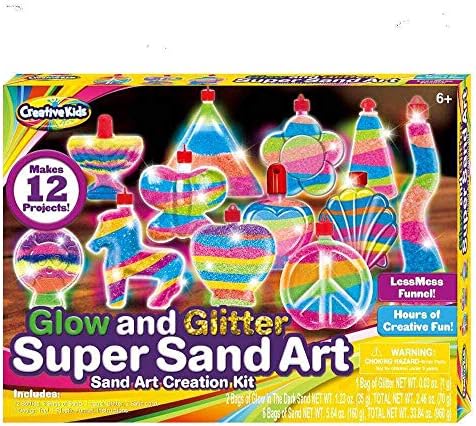 the Dark Super Gliter Sand Art Kit 
