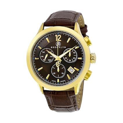 Brooklyn Dakota Swiss Quartz Chronograph Mens Watch