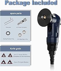 2 in 1 Air Chamfer Tool,Mini Pneumatic Chamfering