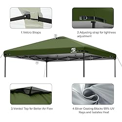 10x10 Pop Up Canopy Replacement Top Cover with Air