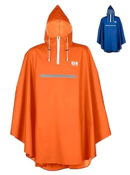 Premium Fahrrad Regenbekleidung mit Kapuze inkl. Sichtfenster - Poncho Fahrrad für Herren und Damen - Regencape Fahrrad inkl.