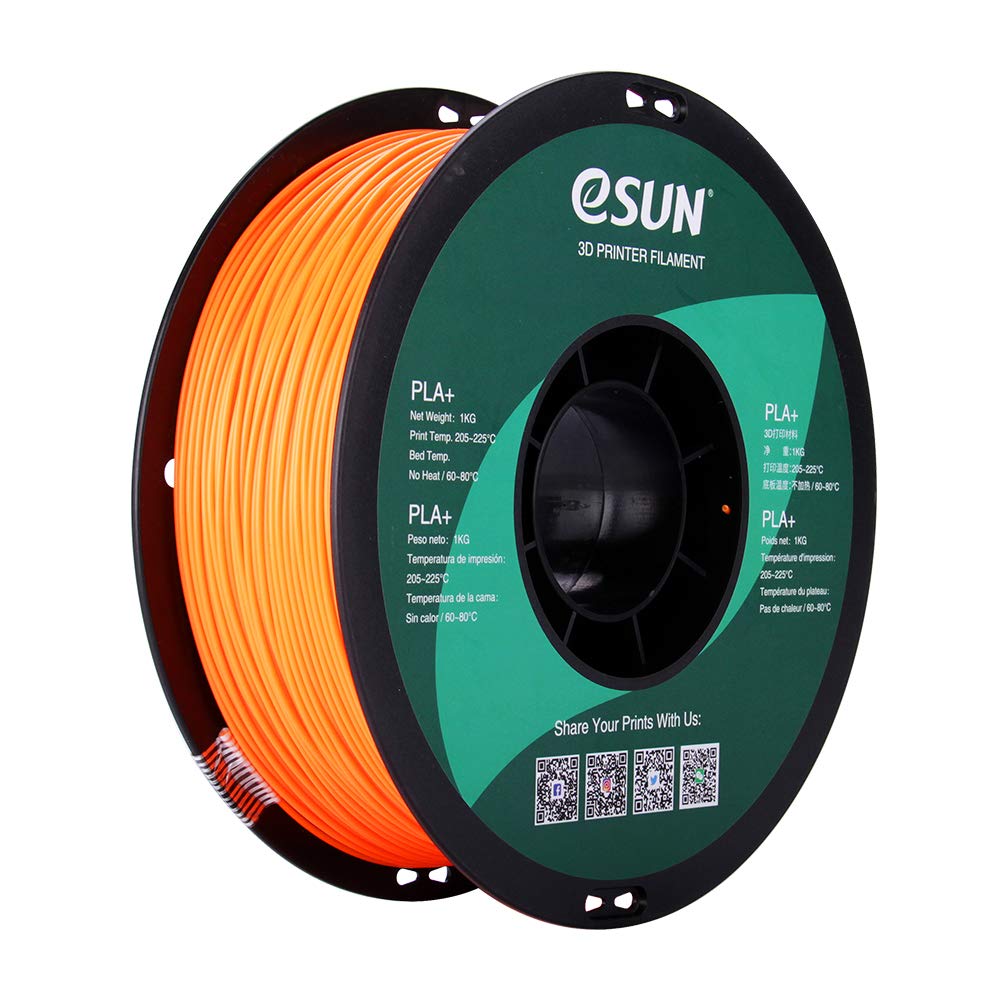 Amazon Com Esun Pla Pro Pla 3d Printer Filament Dimensional Accuracy 0 03 Mm 1 Kg Spool 1 75 Mm Orange Industrial Scientific