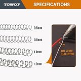 TOWOT 25g Lead-Free Rosin Core Solder Wire Sn99.3Cu0.7 0.8mm 2.0% Flux view 3