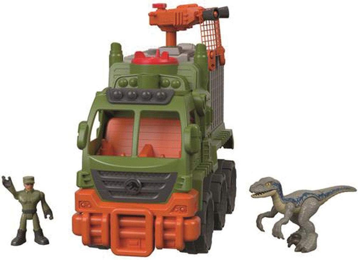 imaginext jurassic world truck