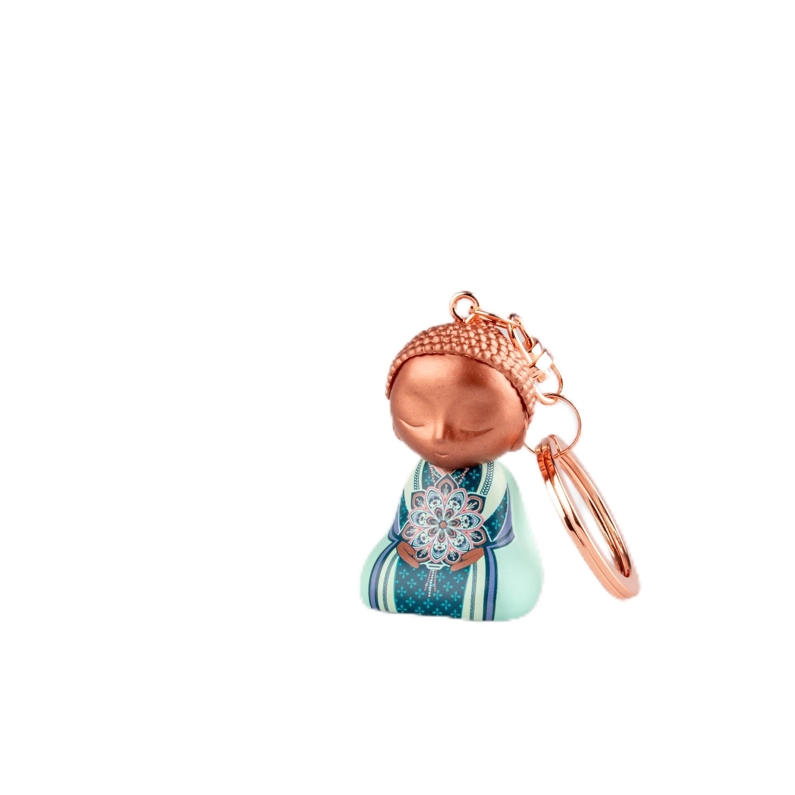 LITTLE BUDDHA Buddha key ring 4.5 cm As nothing is certain, then anything is possible., Multicolored, 4,5 cm