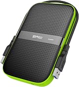 Silicon Power 2TB External Hard Drive Rugged Armor A60 Shockproof view 1