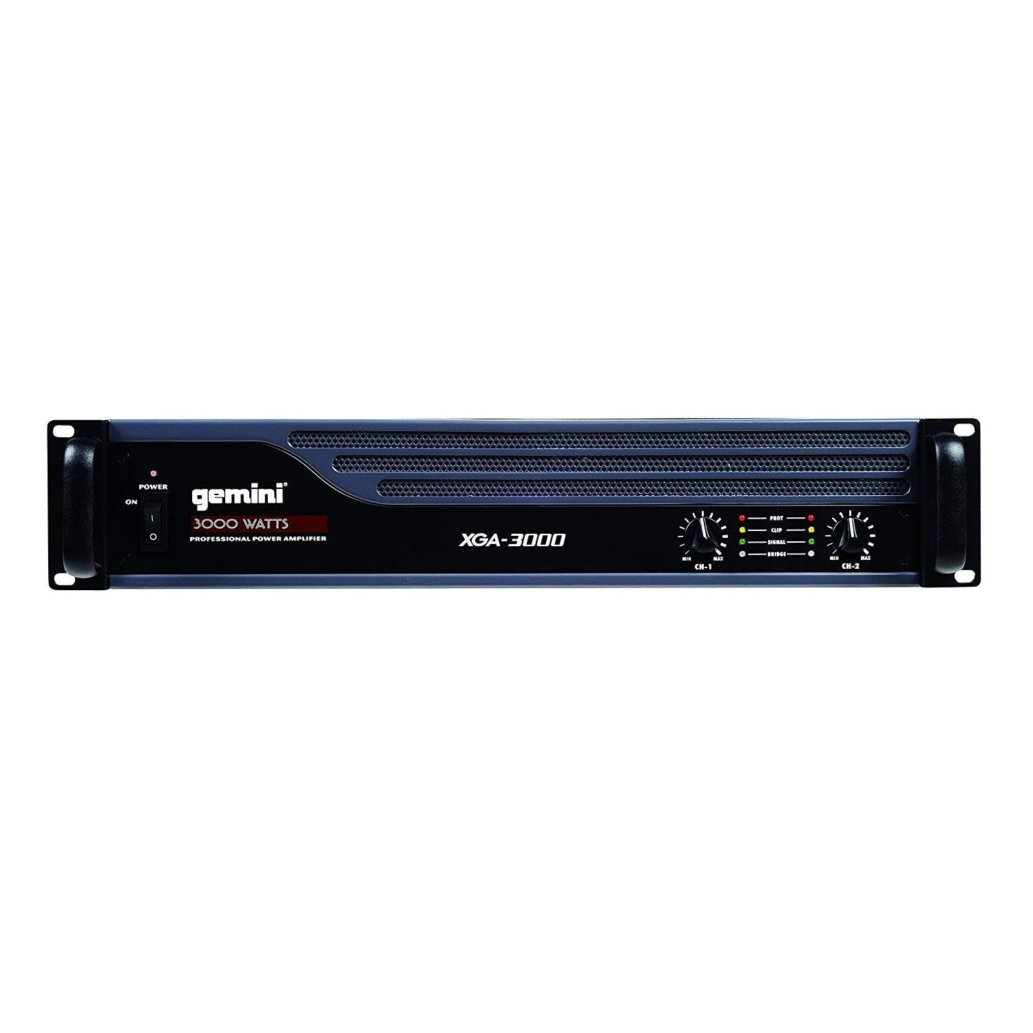 Gemini XGA-3000 Bridgeable PA Amplifier with Limiter 3000W