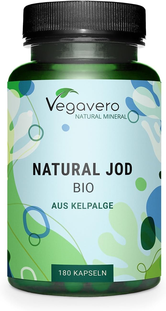 Vegavero Organic Iodine Supplement 150µg Kelp 180 Tablets Vegan