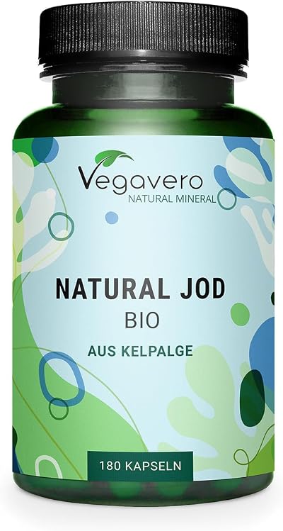 Vegavero Organic Iodine Supplement 150µg Kelp 180 Tablets Vegan