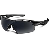 Rosemal Sports Sunglasses Polarized Cycling Sunglasses Running Driving Fishing Hiking for Men Women UV400 TAC TR90