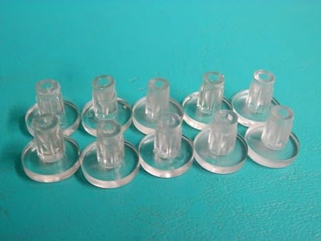 10 Glass Table Top Clear Vinyl Bumpers Patio Furniture Outdoor