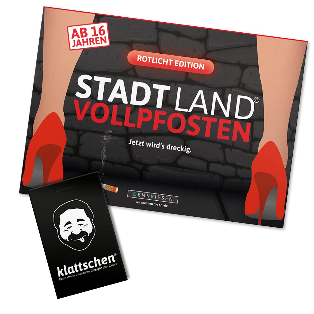 DENKRIESEN - Party Pack - City Land Vollpfosten Red Light Edition & Klattschen - Probably the best party pack of all time