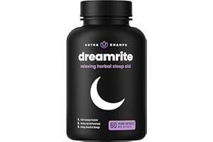 10-in-1 Sleep Aid Supplement– Sleeping Pills with Melatonin, Valerian Root, Chamomile, Lemon Balm, L-Theanine, L-Tryptophan, 