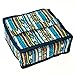 Blue Essential Oil Bottle Carrying Case - 30 Bottles of 5ml, 10ml, or 15ml Sizes for Storing & Traveling by Diffusing Essentials™ - Neon Navajo Aztec Fabric