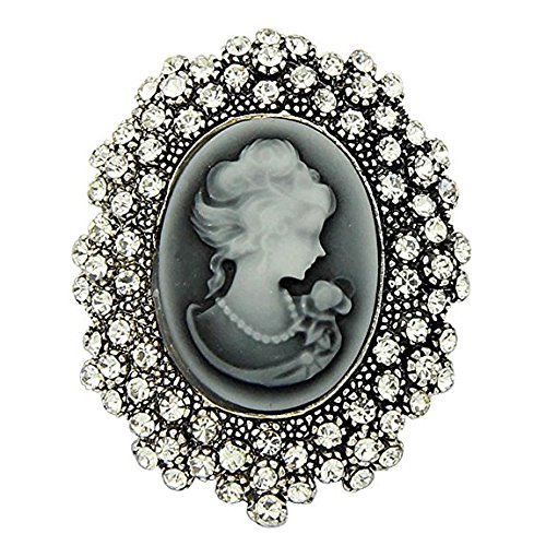 Animal Brooch Pin With Rhinestones - Silver Plated Crystal Brooch For Women & Men