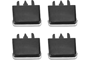 Aublinto 4pcs Air Conditioner Air Outlet Paddle,AC Air Conditioning Vent Paddle Outlet Clip Tab Repair Kit Compatible For Corolla,31.3mm X 34.2mm,Dash Left Right Air Vent Clip Tab
