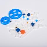 Supertool 80PCS Motor Gear Set Plastic Pulley Mini Belt Worm Kits Robot Toy DIY view 2