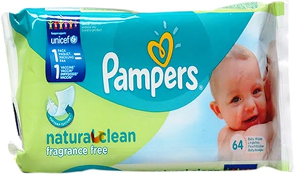 pampers natural clean wipes