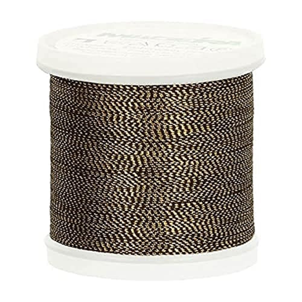 Madeira M9842-425 200m Polyester Thread Rich Gold/Black
