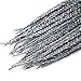 VRHOT 6Packs 18'' Box Braids Crochet Hair Small Synthetic Hair Extensions Twist Crochet Braids Hairstyles Braiding Hair Long Dreadlocks for Black Women 18 inch Grey (18 inch, Gray)