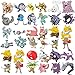 Cartoon Stickers[100pcs], Cute Animals Monsters Sticker for Kids Toddlers Children Teen, Vinyl Graffiti Decals for Laptop Hydro Flask Water Bottles Bike Luggage, Best Reward Sticker for School Teacher