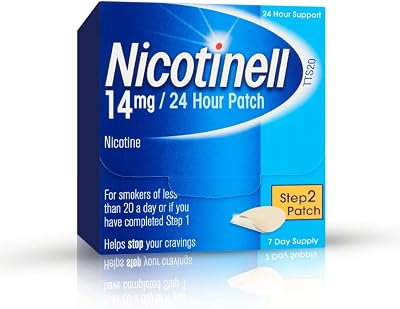 Nicotinell Nicotine Patch 14mg Step 2 Pack of 7 24h Craving Control