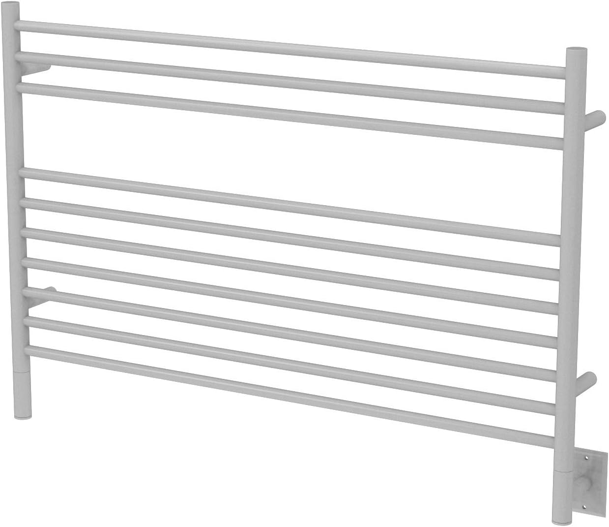 Amba Lsw 40 Jeeves L Straight Collection Towel Warmer White